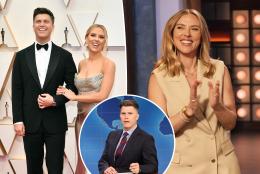 Scarlett Johansson said she 'blacked out' when she heard Colin Jost's 'SNL' joke about her body