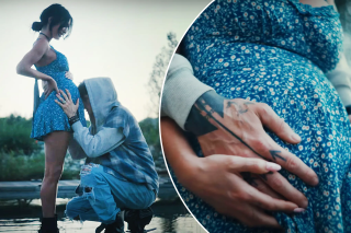 Megan Fox sparks pregnancy speculation with baby bump in MGK’s ‘Lonely Road’ music video