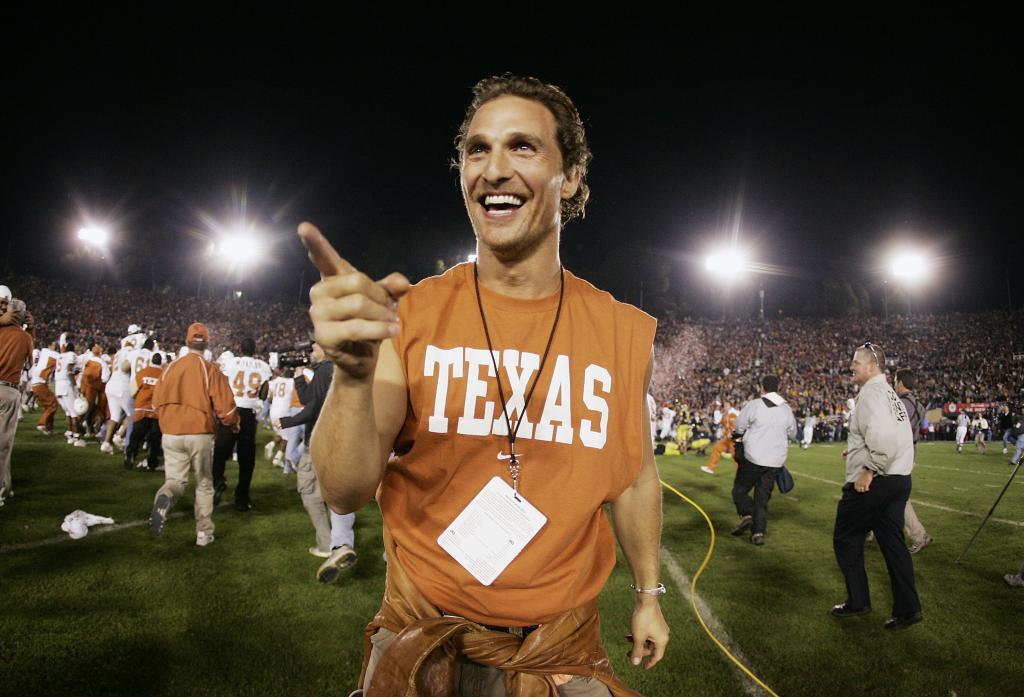  Matthew McConaughey smiling