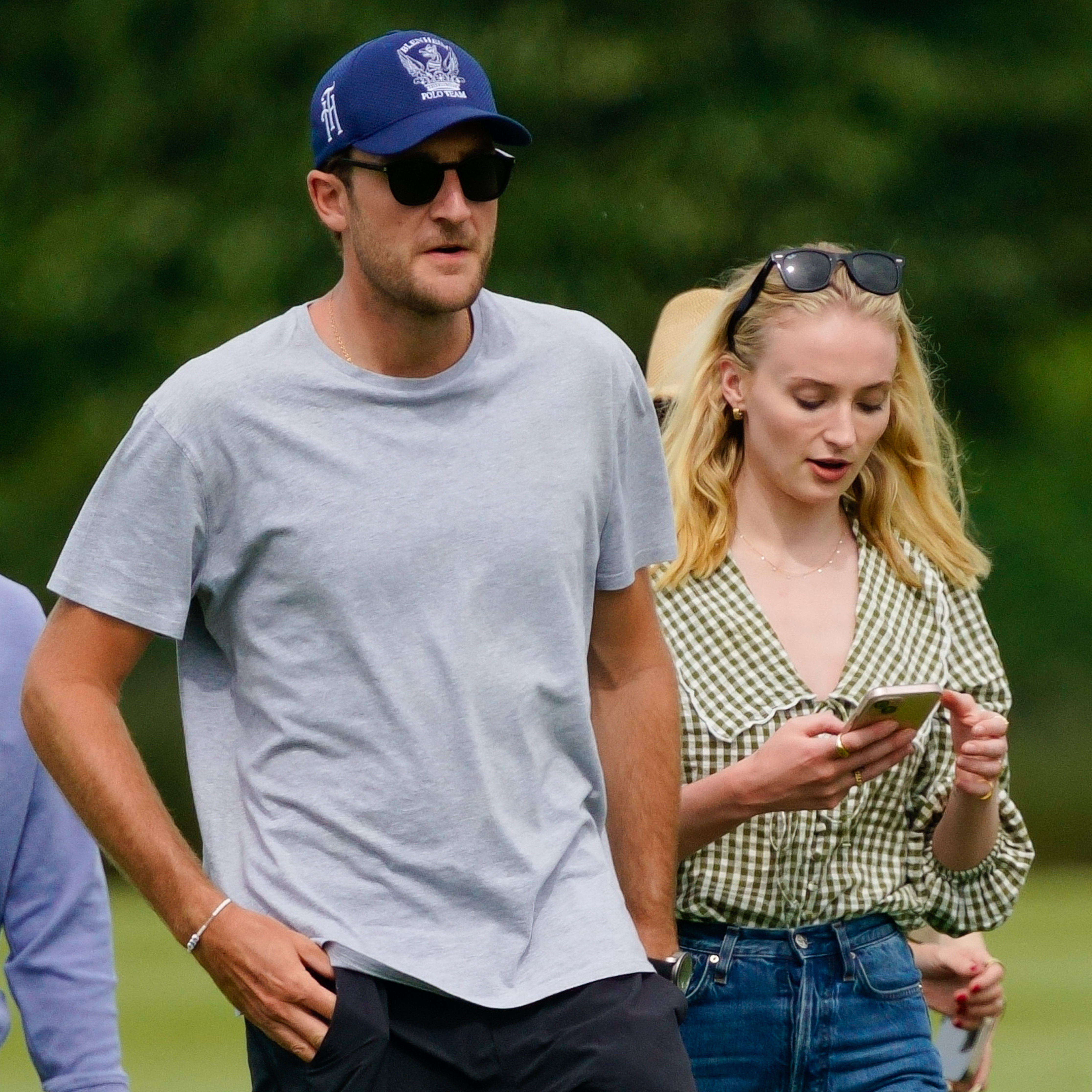 Sophie Turner with her boyfriend Peregrine Pearson.