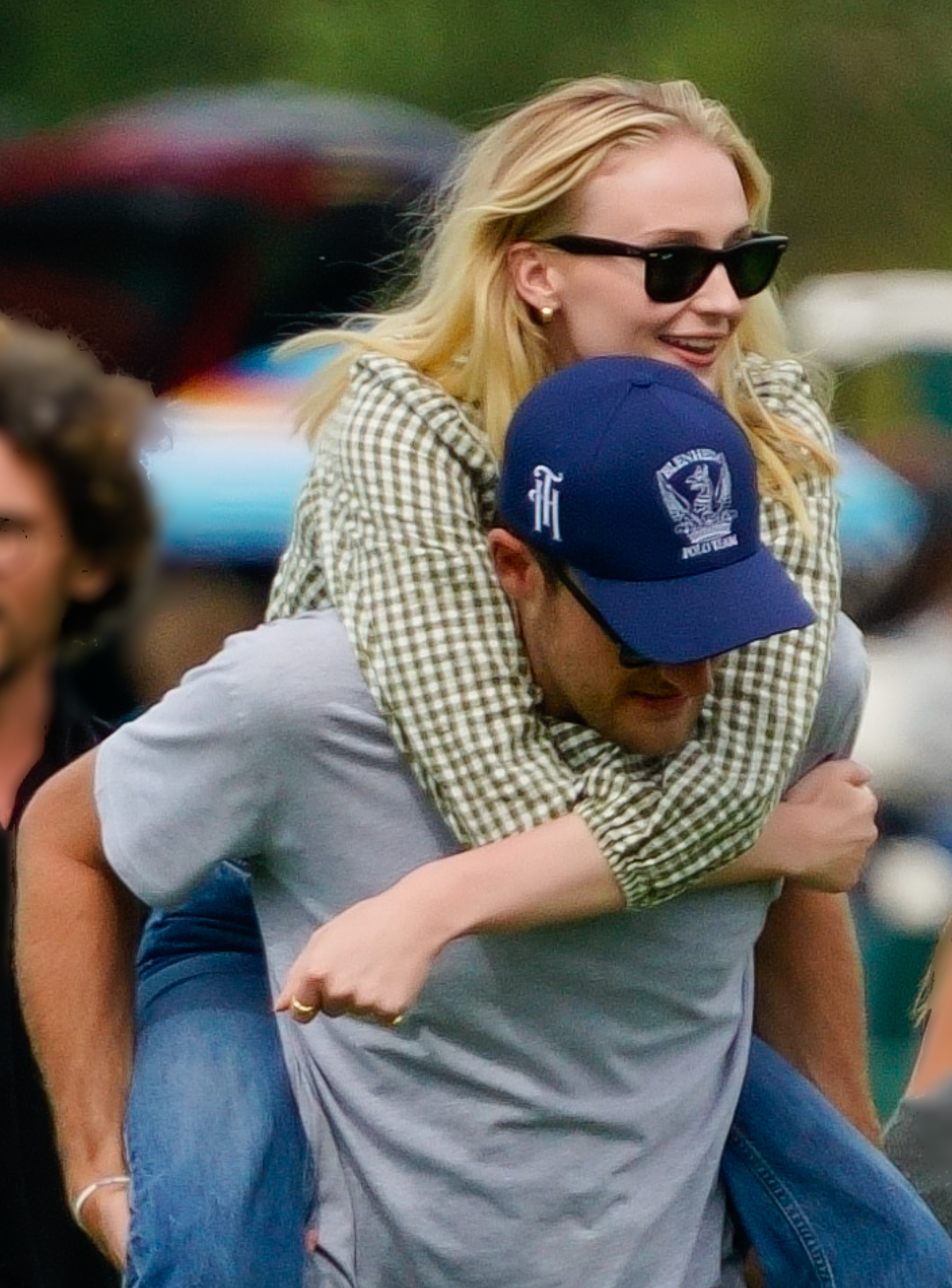 Sophie Turner with her boyfriend Peregrine Pearson.