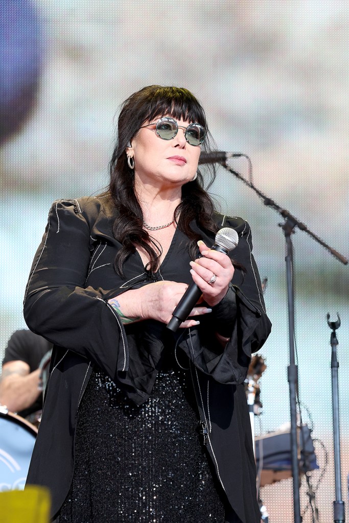 Ann Wilson onstage 