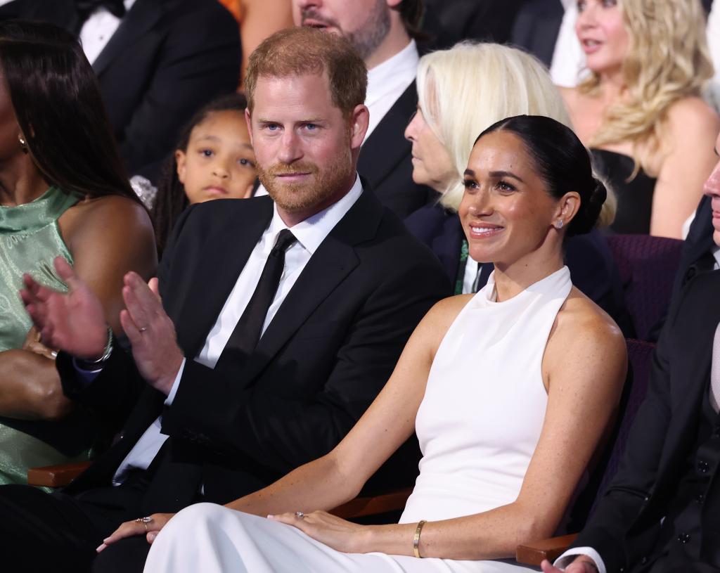 Meghan Markle and Prince Harry at the 2024 ESPY Awards.