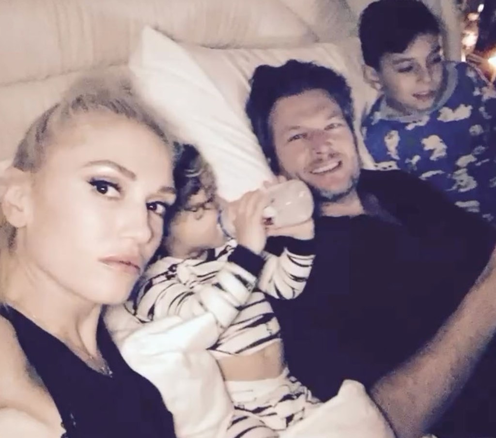 Gwen Stefani, Blake Shelton and sons