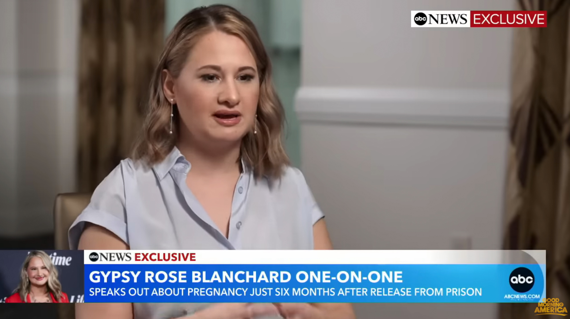 Gypsy Rose Blanchard talking in an interview 