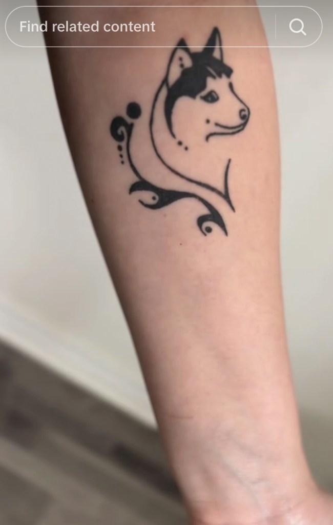 Gypsy Rose Blanchard dog tattoo