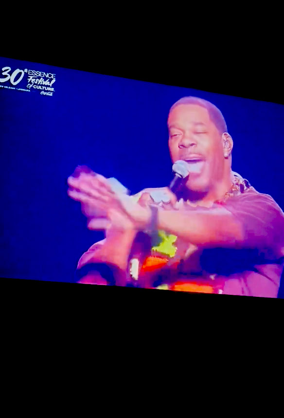 Busta Rhymes on stage performance screenshot