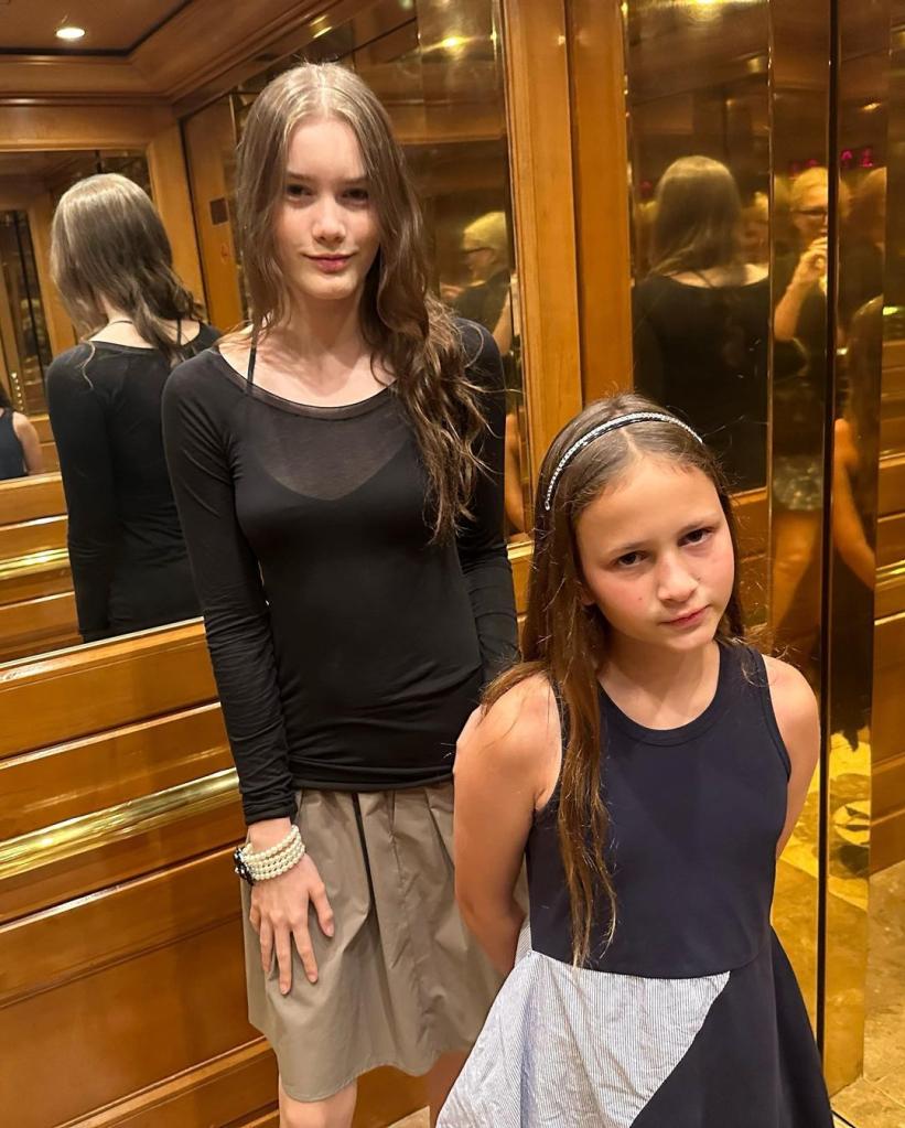 Alice Evans and Ioan Gruffudd's daughters.