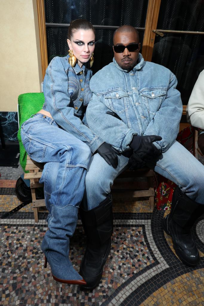 Julia Fox and Kanye West