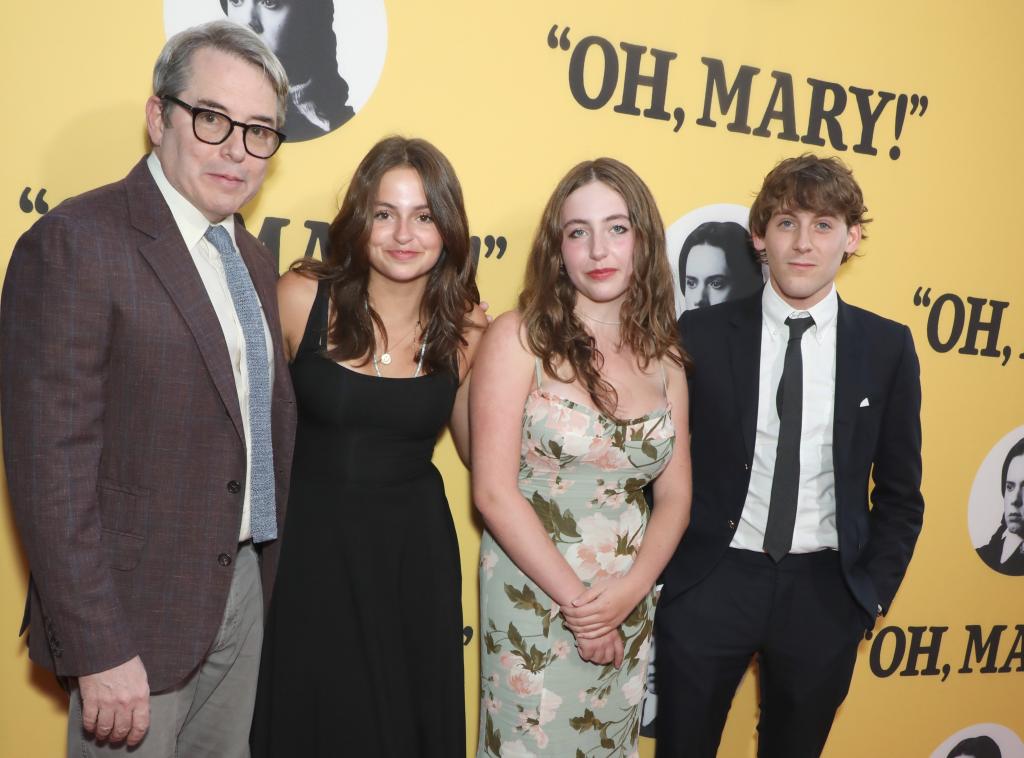 Matthew Broderick and his kids.