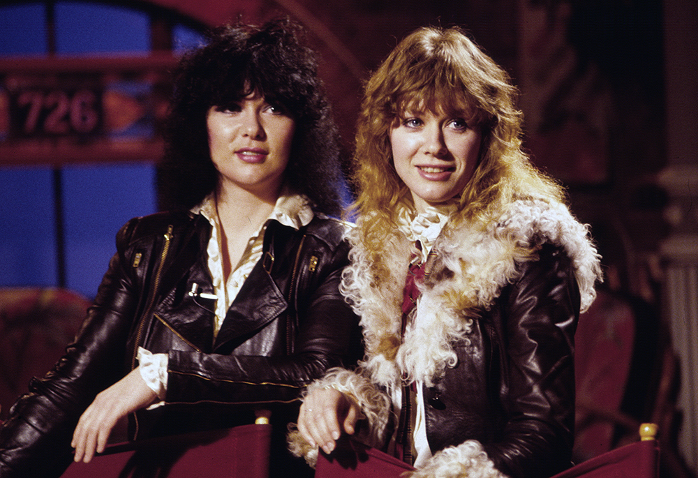 Ann and Nancy Wilson onstage