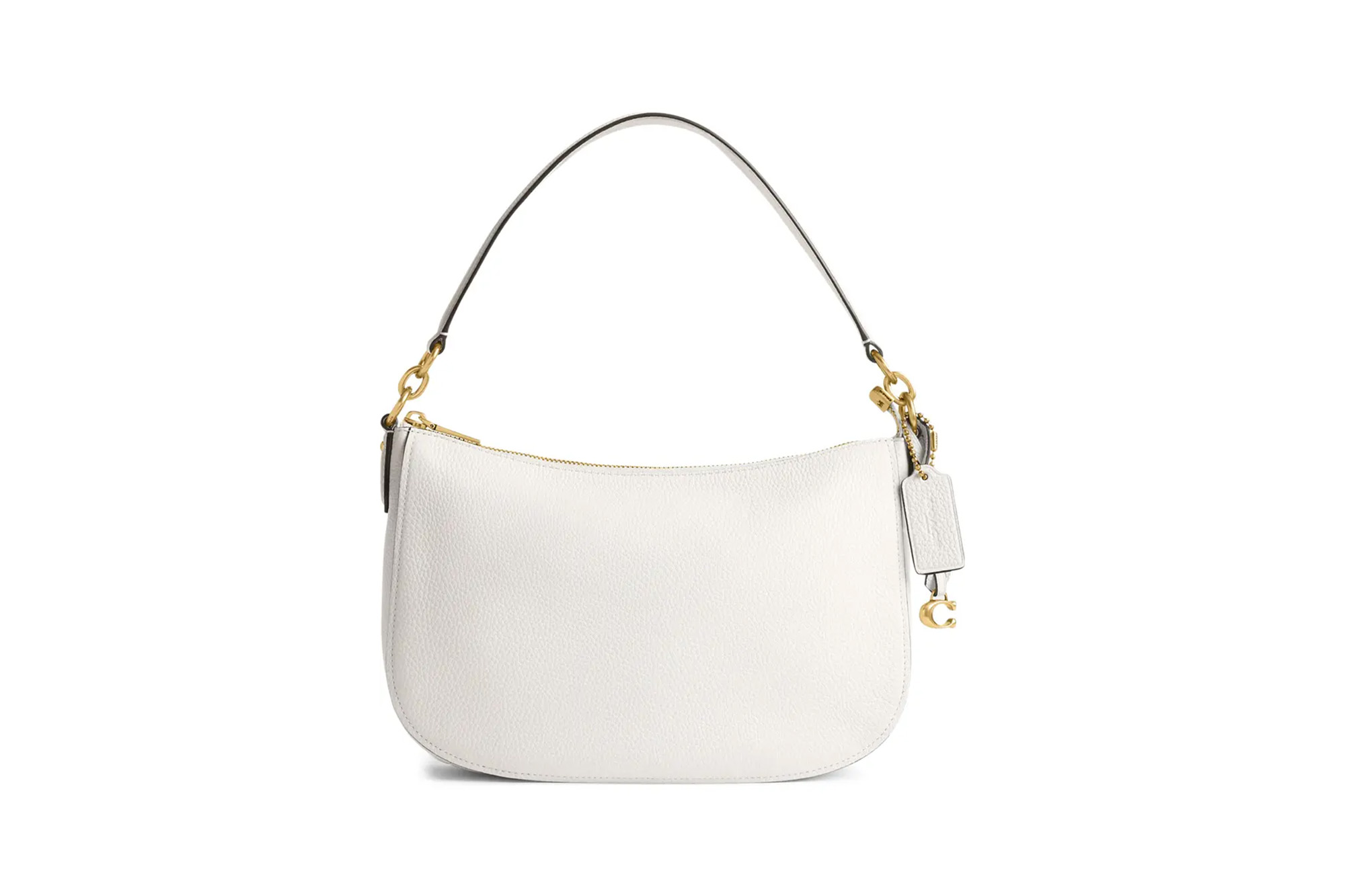 A white Coach purse