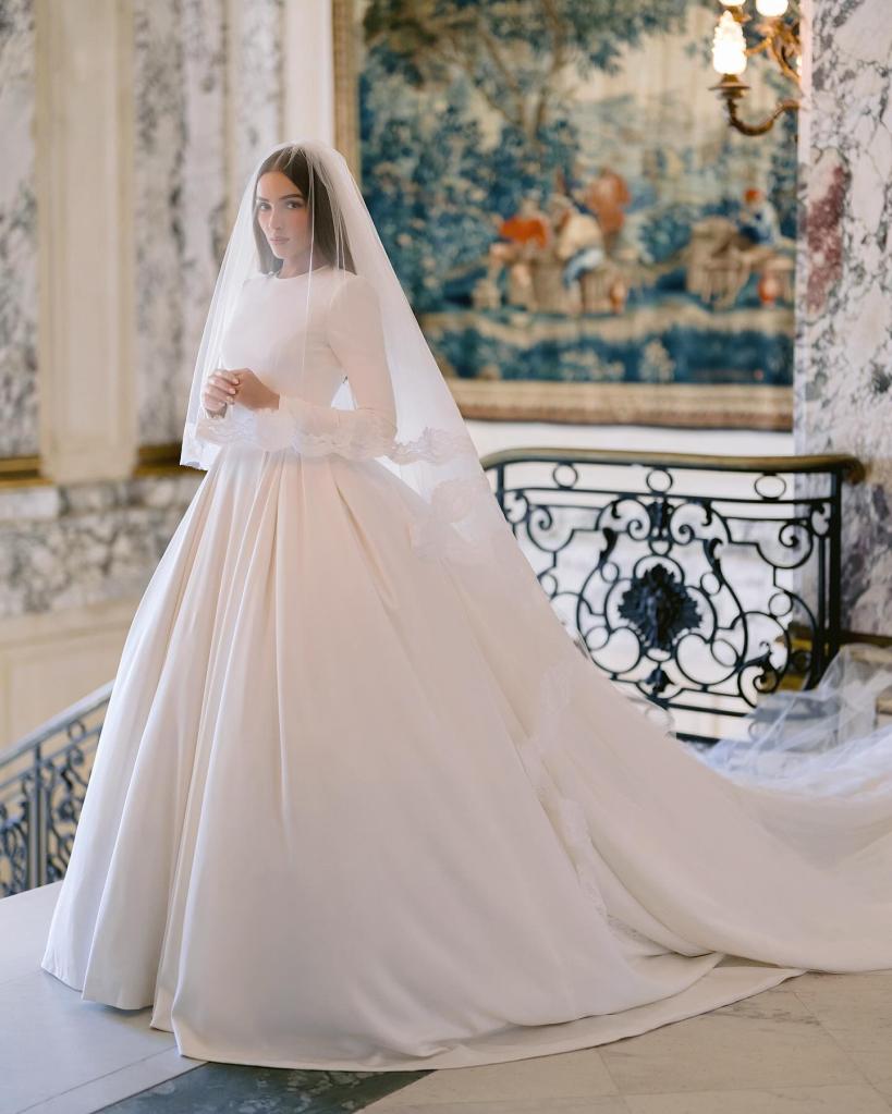 Olivia Culpo on her wedding day.