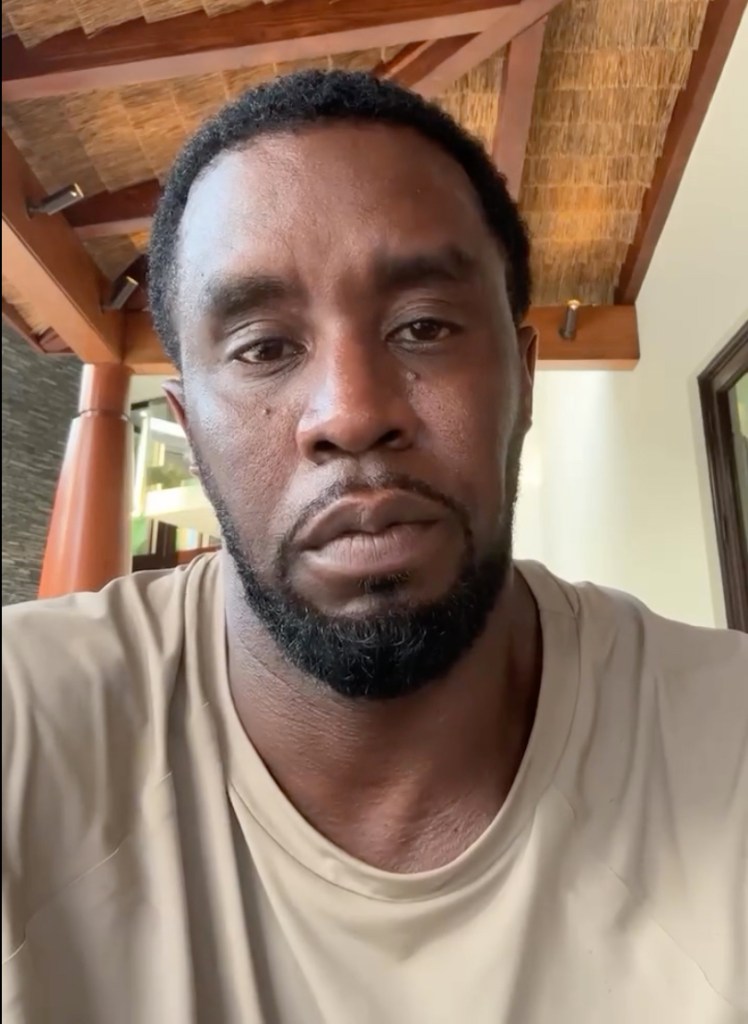 Sean "Diddy" Combs in an apology video. 