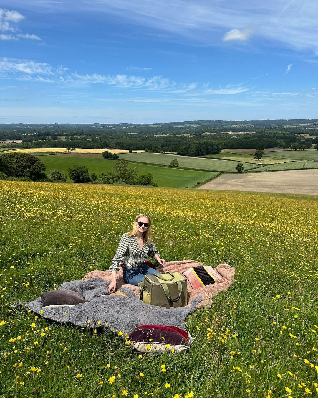 Sophie Turner picnic