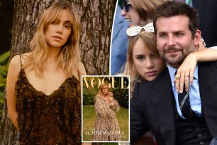 Suki Waterhouse and Bradley Cooper