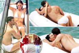 Speedo-clad Theo James gets hot and heavy with Leonardo DiCaprio's girlfriend, Vittoria Ceretti, for Dolce & Gabbana ad