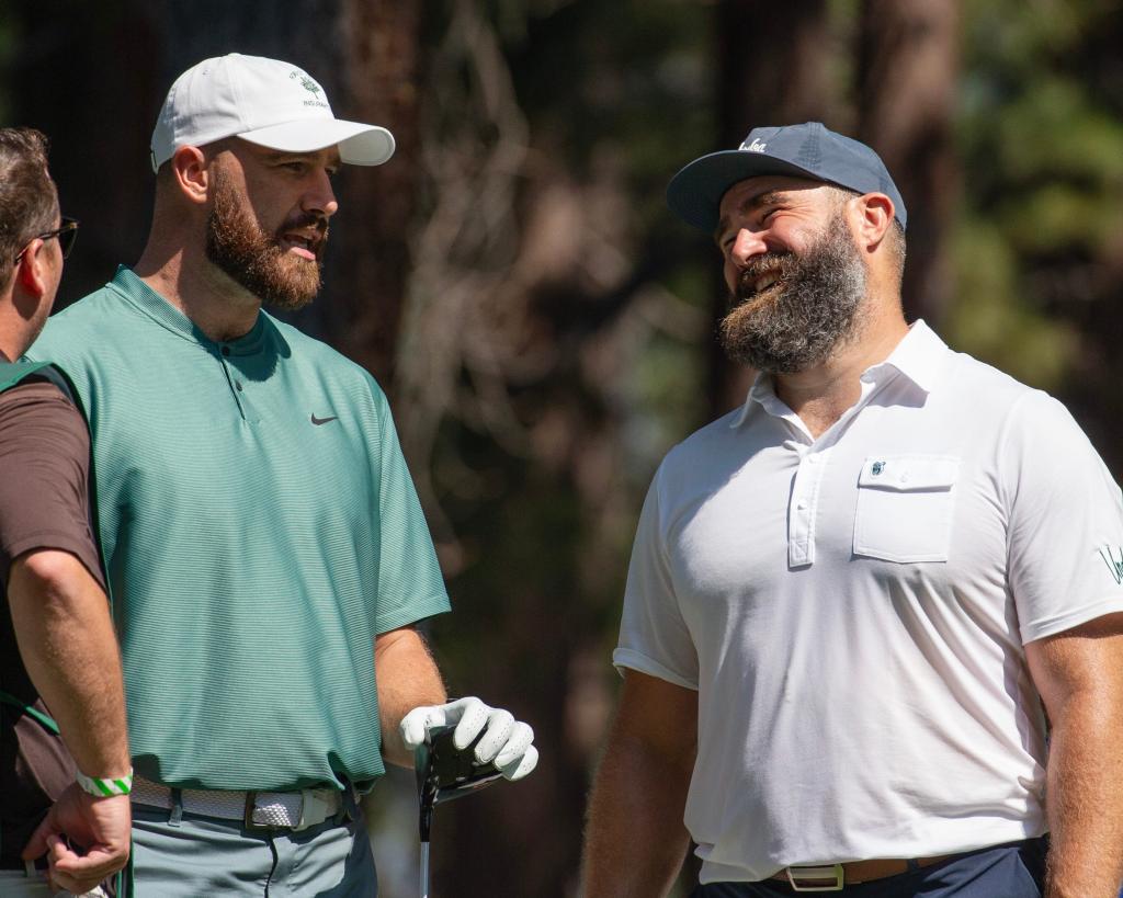 Travis Kelce  and Jason Kelce ACC golf tournament