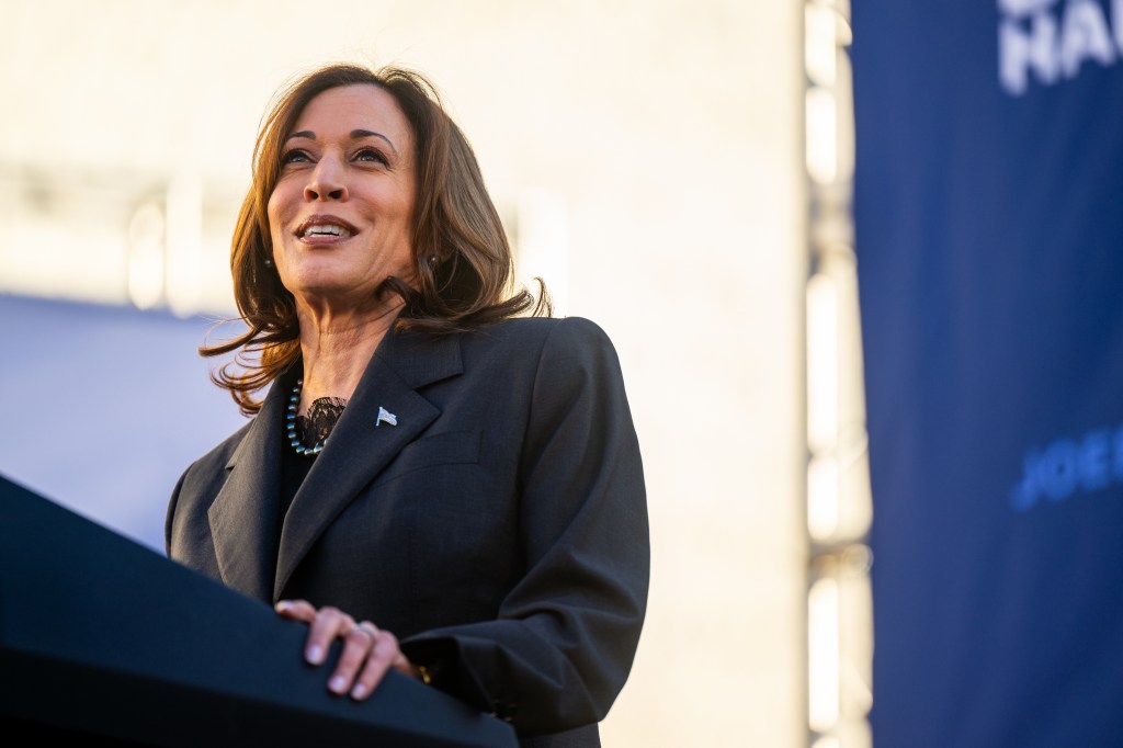 A photo of Kamala Harris