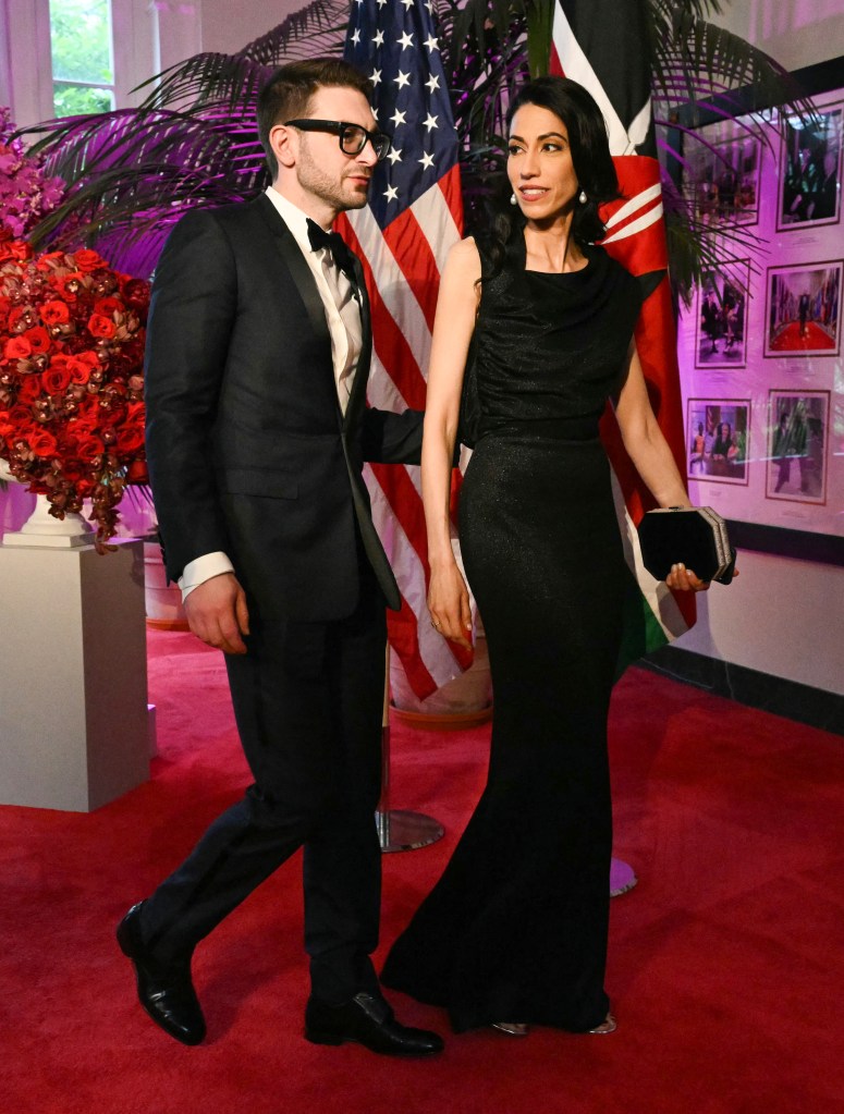 Huma Abedin and Alex Soros at the White House