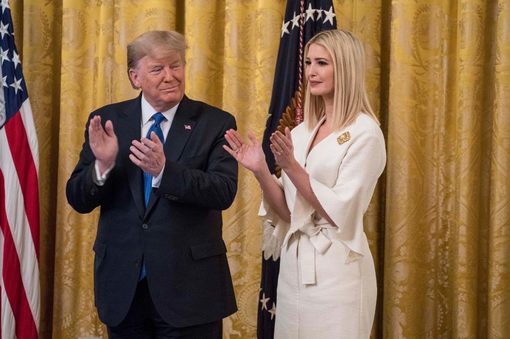 Ivanka Trump and Donald Trump