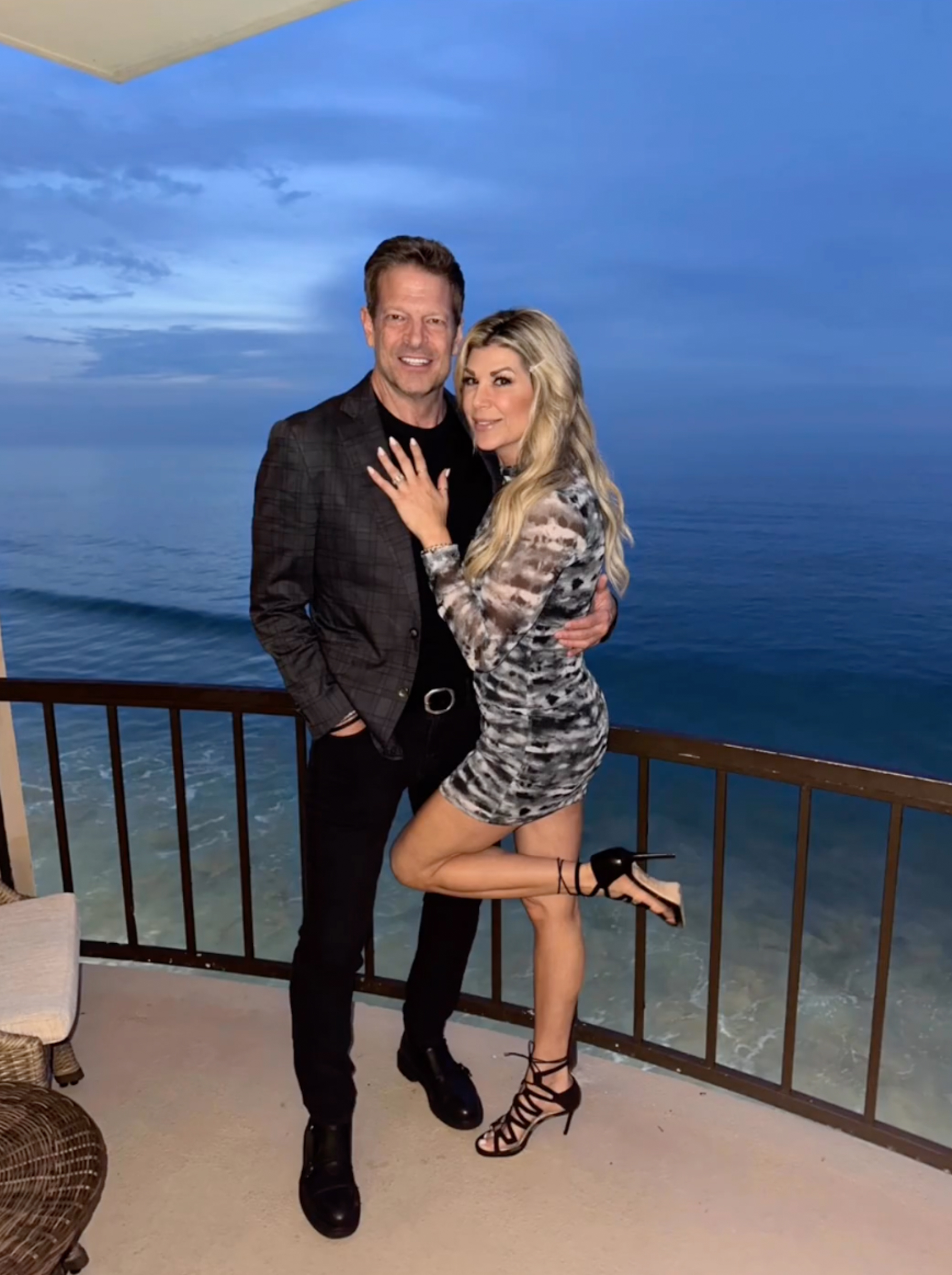 John janssen and Alexis Bellino posing together