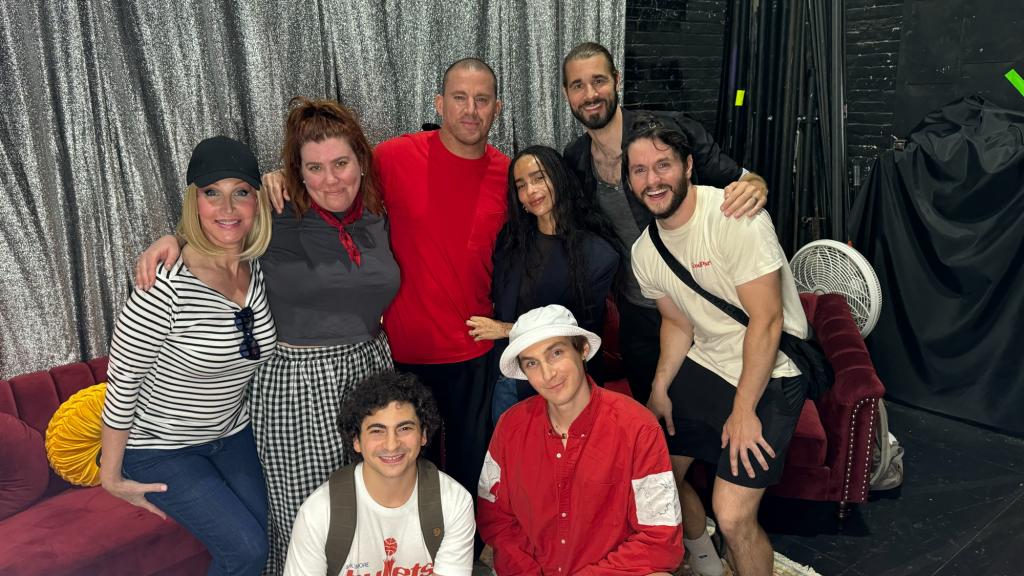 Zoë Kravitz and Channing Tatum with the cast of "Oh, Mary!"