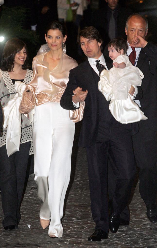 Suri Cruise, Tom Cruise and Katie holmes