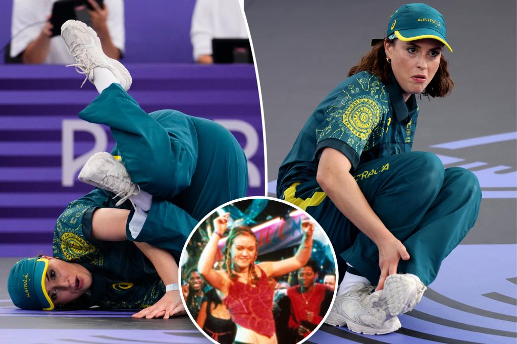 Breakdancer Raygun goes viral at Paris Olympics after she fails to score a single point: ‘Possessed by the spirit of Julia Stiles’