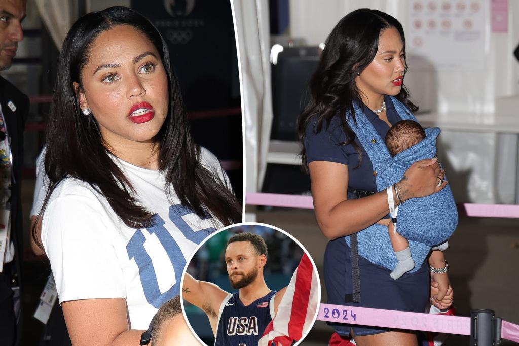 Stephen Curry’s wife, Ayesha, fights back tears amid confrontation with Paris police after US men’s basketball wins gold