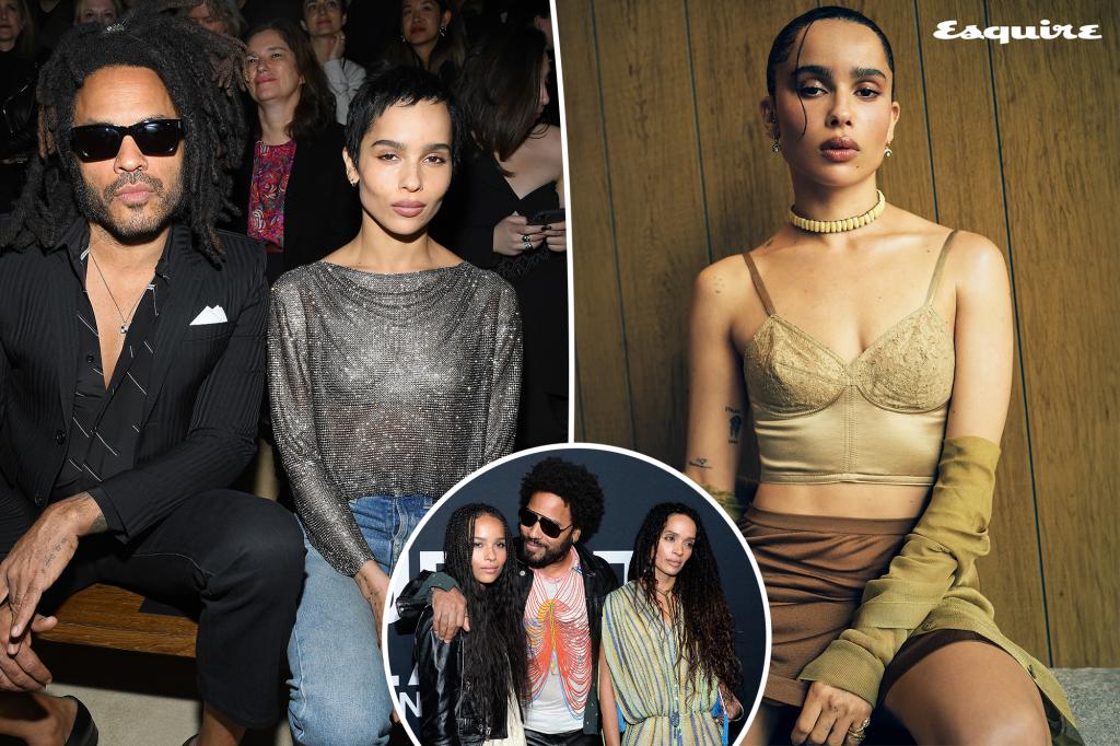 Zoë Kravitz details ‘hurtful’ decision to move in with dad Lenny Kravitz after split from mom Lisa Bonet