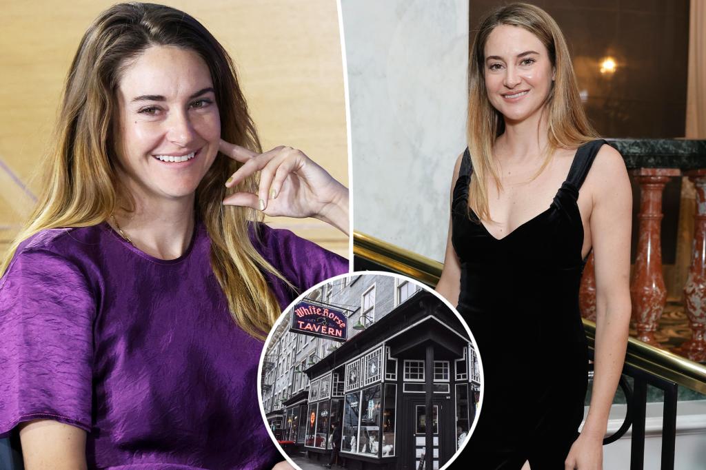 Shailene Woodley spotted on date with mystery man at famed White Horse Tavern in NYC