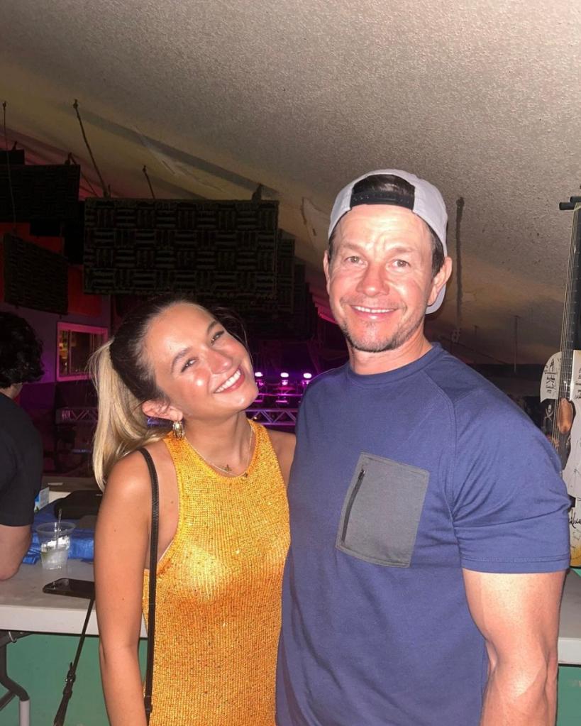 Mark Wahlberg with his daughter Ella.