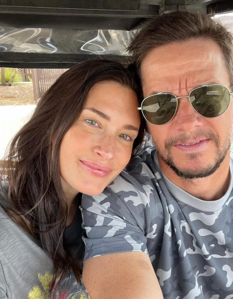 Mark Wahlberg smiles in a selfie with his wife Rhea Durham.