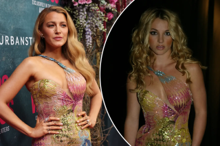 Blake Lively wears Britney Spears’ famed gown at ‘It Ends With Us’ premiere