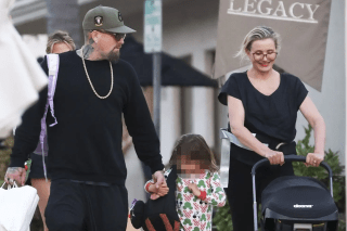 Cameron Diaz and Benji Madden seen on rare family outing with daughter Raddix, 4, and newborn son Cardinal