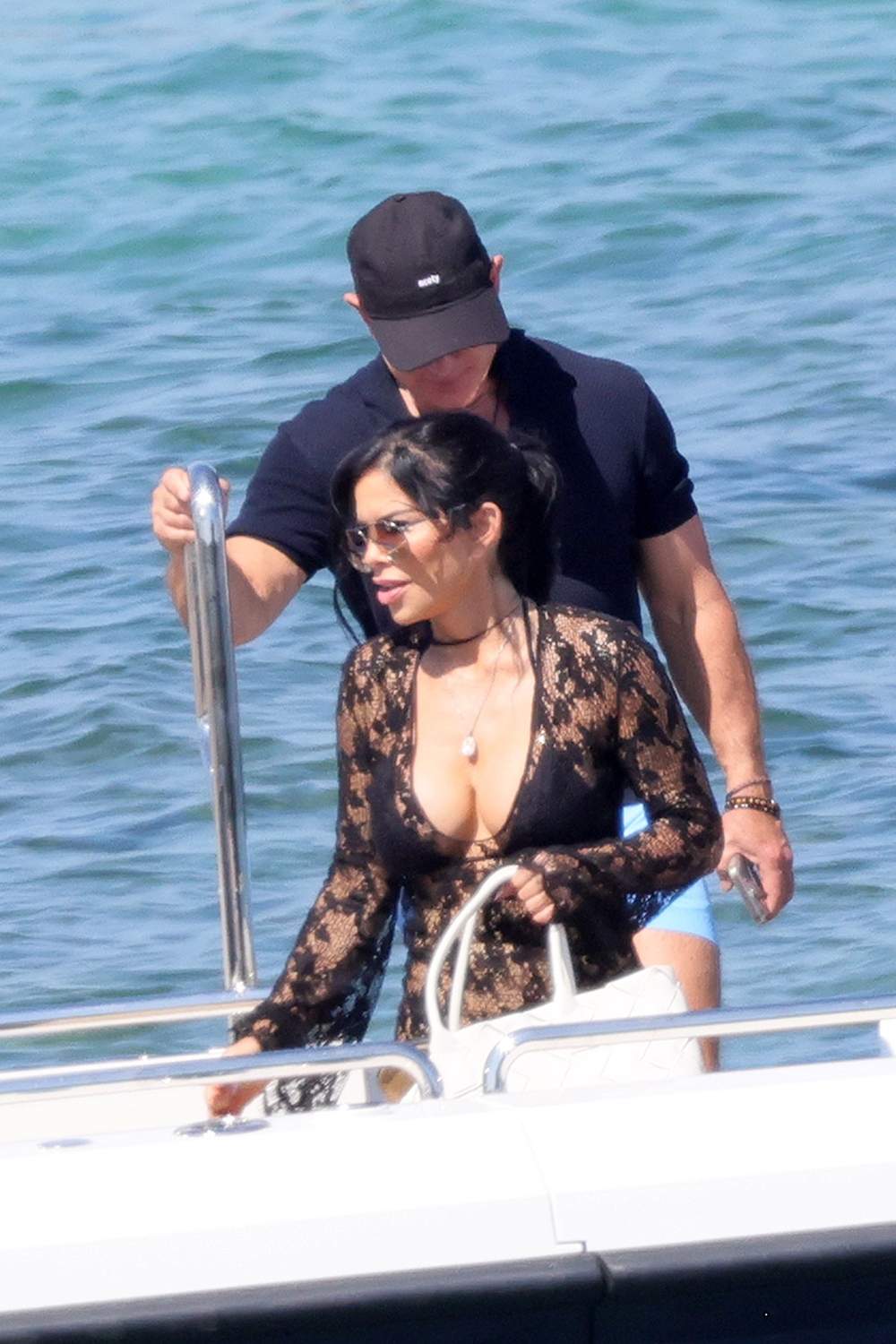 Jeff Bezos and Lauren Sanchez in Sardinia.