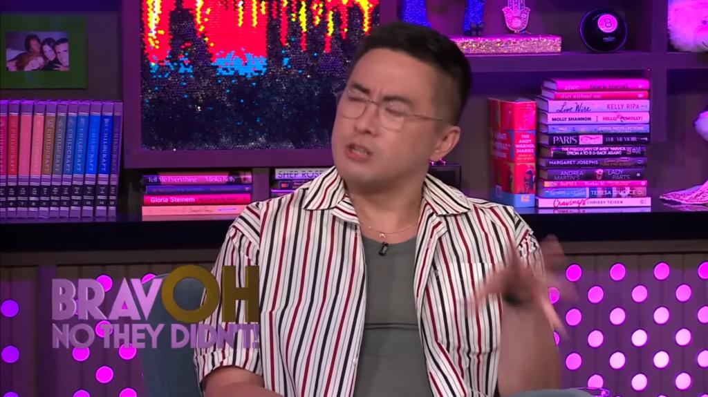 Bowen Yang on "Watch What Happens Live" in August 2024.