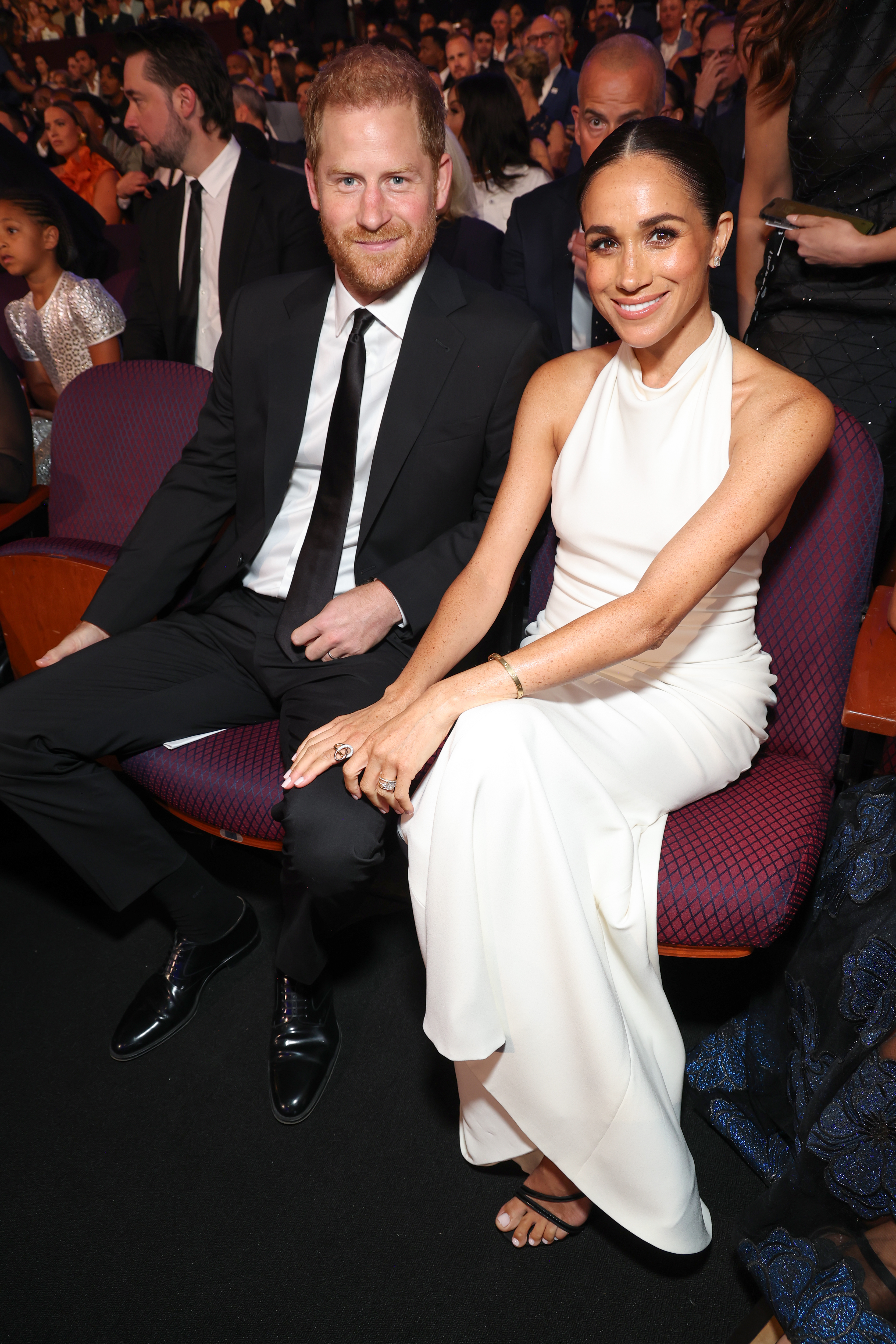 Prince Harry and Meghan Markle at the 2024 ESPYs.