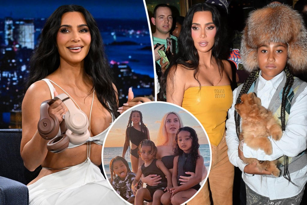 Kim Kardashian reveals relationship status as she jokes about kids’s attempts to set her up