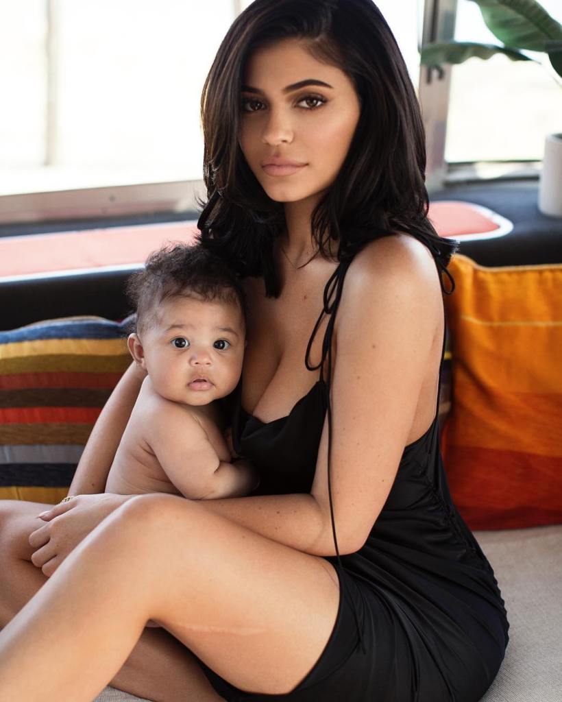 Kylie Jenner and daughter Stormi in Instagram photo