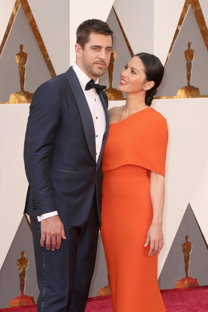 Aaron Rodgers and Olivia Munn