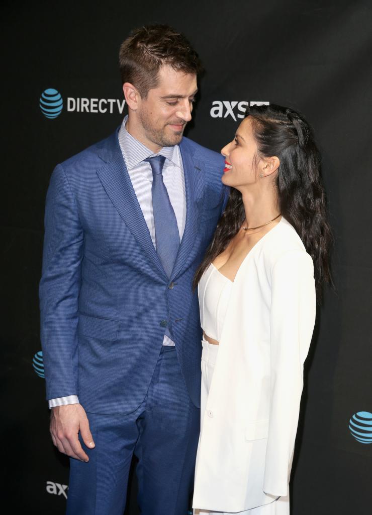 Aaron Rodgers and Olivia Munn 