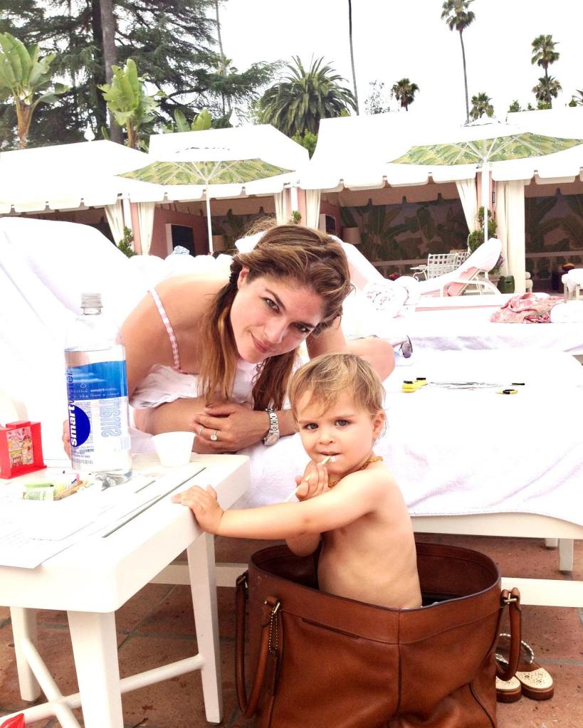 Selma Blair and son Arthur