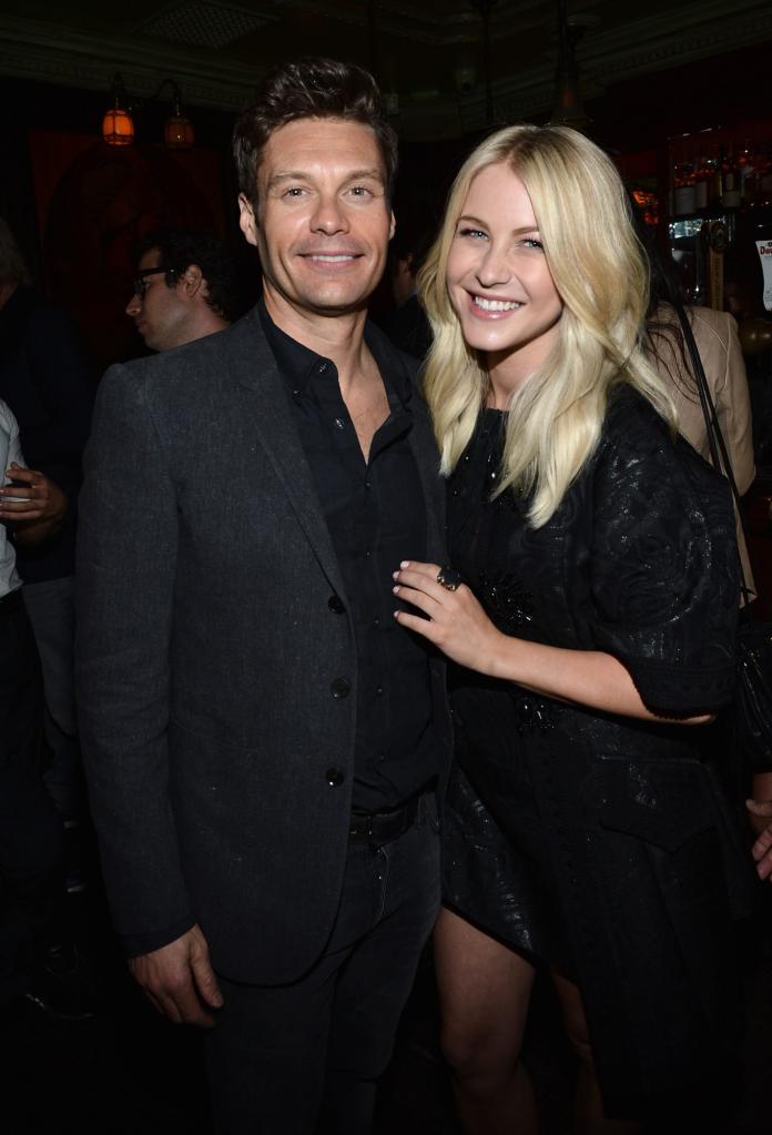 Ryan Seacrest and Julianne Hough pictured in 2012.