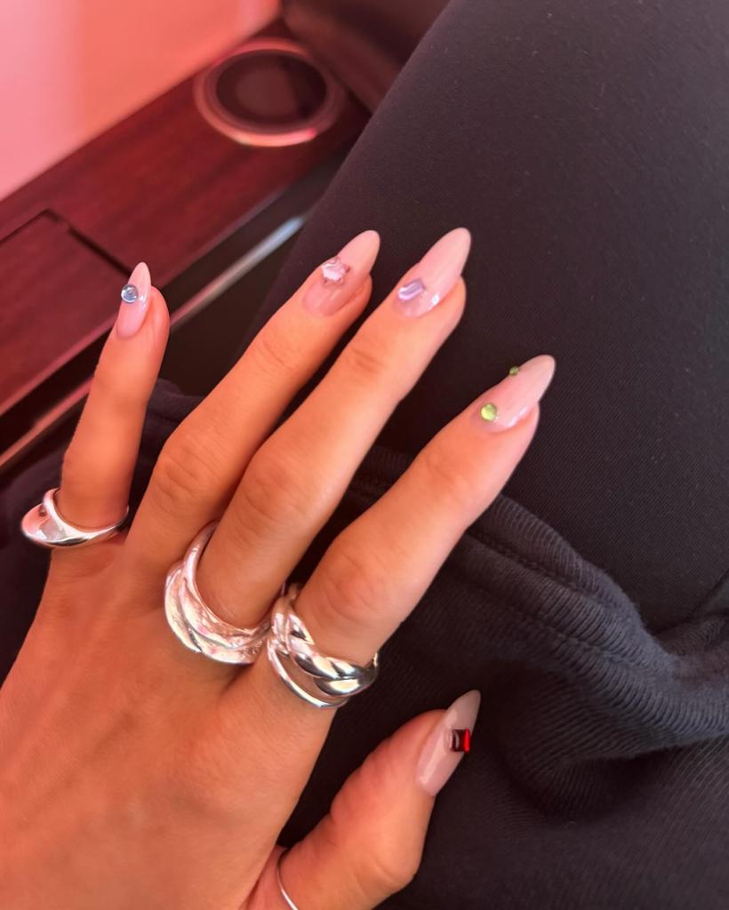 Kylie Jenner's nail art. 