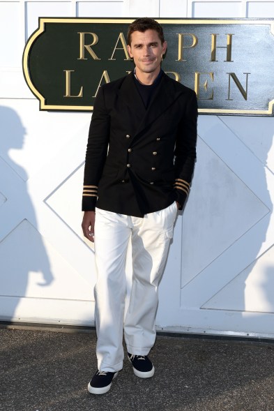 Antoni Porowski attends the Ralph Lauren show during NYFW 2024