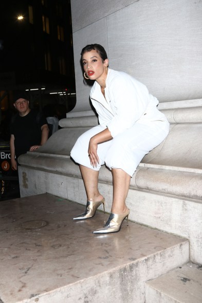 Dascha Polanca attends the Willy Chavarria fashion show during NYFW 2024