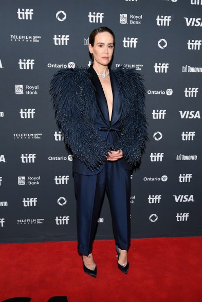 Sarah Paulson attends the premiere of "Hold Your Breath" during the 2024 Toronto International Film Festival 