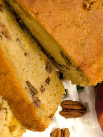 Peach Pecan Quick Bread